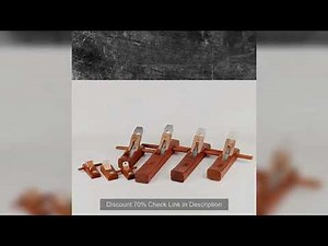ALLSOME 110MM Wooden Hand Planer Trimming plane Carpenter Woodcraft Home Garden Mini Woodworking Fla