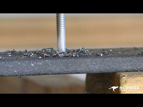 Scrooz Series 600 Self Drilling Tek Screws vs 12mm Thick Steel