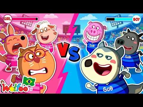 🥦 Quem Tem Mais Energia? O Desafio da Saúde! | Wolfoo em Português