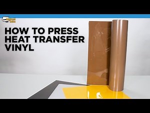 How to Press Heat Transfer Vinyl