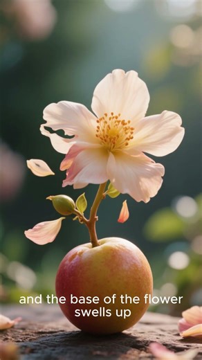 How flowers turn into Fruits? #facts #science #flowers #fruit #shorts ‪@sciencechannel‬