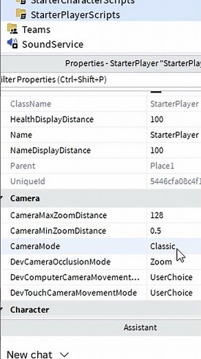 First Person Mode in Roblox (No Scripts!) #roblox #robloxgamedesign #tutorial