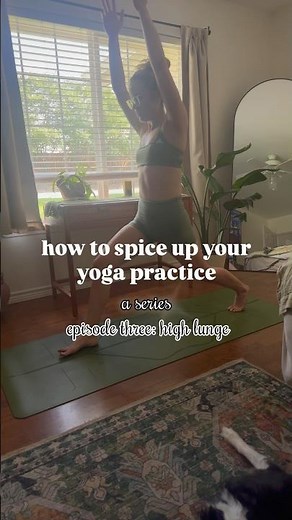 Day 3: High Lunge | Yoga Challenge. Simple ways to spice up your high lunge and build strength 🔥