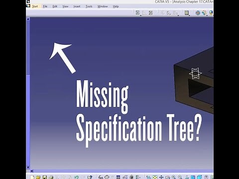 How to Find Missing Tree Catia