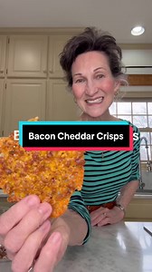 Lacy Bacon Cheddar Crisps! Easiest ever! Just cheddar cheese and bacon! #cooking #carnivore #bacon #easyrecipe #healthysnack