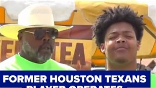 Former Houston Texans player Corey Sears operates lemonade business