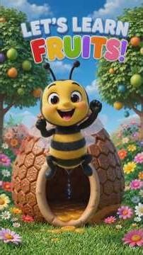 Let’s Learn Fruits Song for Kids | Strawberry Papaya Pineapple | Junior Bees
