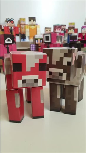 Майнкрафт 3D-игрушки из умной бумаги