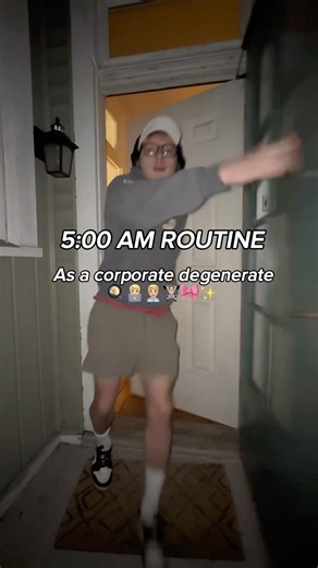 MY 5AM ROUTINE AS A CORPORATE DEGENERATE #morningroutine #9to5 #fitness #corporatedegen #ditl