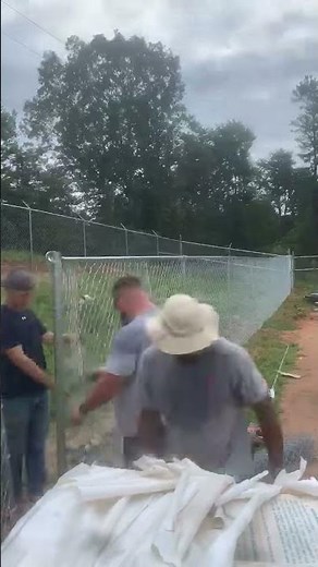 Installing 6ft chain link