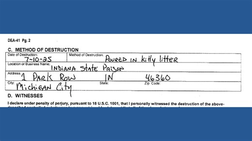 State documents show $275,000 expired death penalty drug destroyed using 'fire' and 'kitty litter'