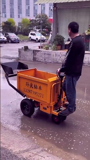 DIY Waste Transport: Self-Loading Tool Craft & Usage Tutorial