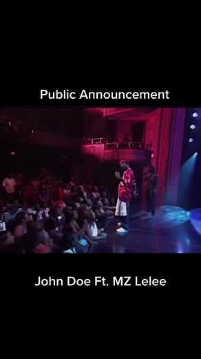 John Doe Ft. MZ Lelee - Public Announcement at Apollo Theater