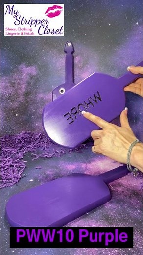 Spring Hill Wood Works BDSM Purple Punishment Paddle Collection