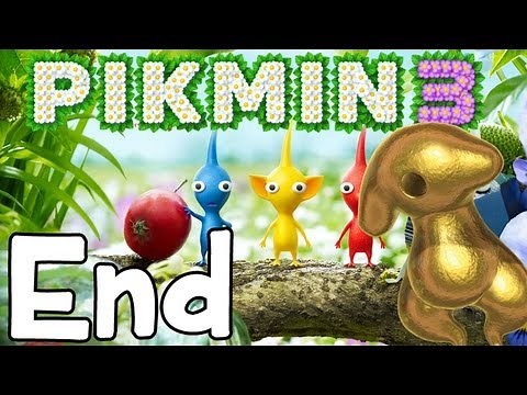 Pikmin 3 - FINAL BOSS & ENDING - Plasm Wraith Boss Fight!