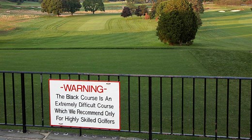 Unraveling the mysterious history of Bethpage Black's iconic 'Warning' sign
