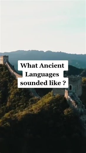 Exploring Ancient Languages in History