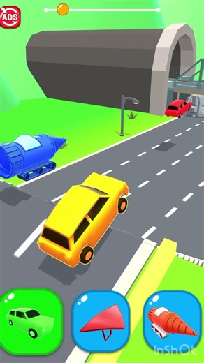 colour full monster hunter road roller #shapeshifting game racing video