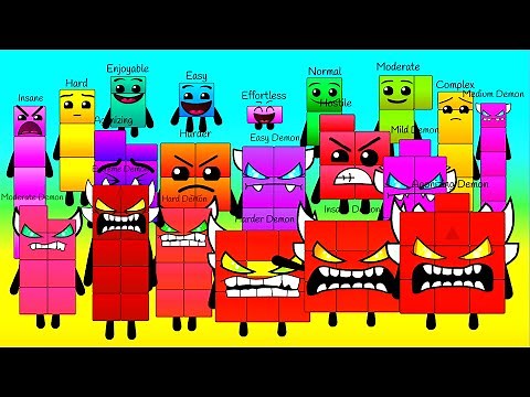 Difficultyblocks Band Halves (0.5-10) [ extremely easy ] with cool sounds