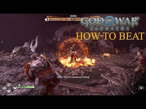 God Of War Ragnarok Odin - How To Defeat Odin EASY Ultimate Guide!