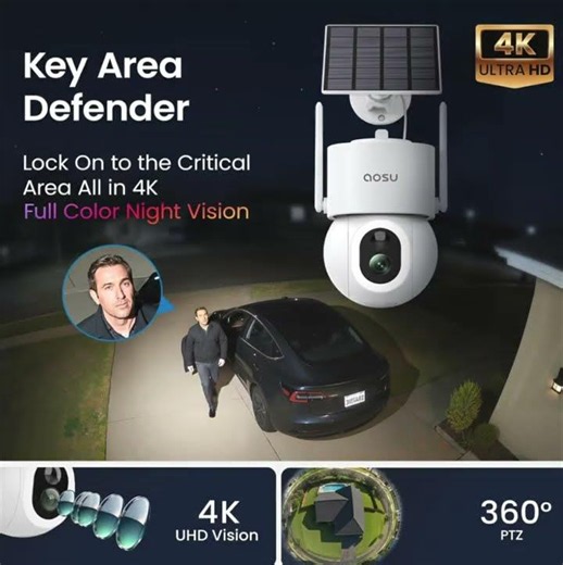 🔒 aosu SolarCam D1 Max 4K Review | Best Wireless Solar Security Camera for Home 2026 #smarthome