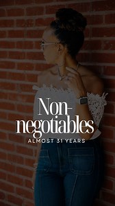 4.2K reactions · 183 shares | Marriage works when you both decide what’s non-negotiable. Here are four of ours: ✨ Respect in how we speak ✨ Don’t step into situations that could even look like betrayal ✨ Commitment that doesn’t get tossed around as a threat ✨ Communication, even when it’s hard These weren’t rules someone else gave us. This is what we agreed on and it works. What non-negotiables do you have (or want) in your relationship? | Arica / whitwithcolor | Facebook