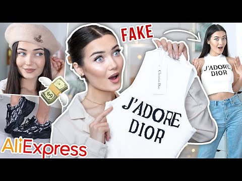 I BOUGHT FAKE DESIGNER ITEMS ON ALIEXPRESS... IS IT A SCAM!?