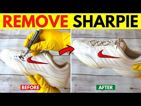 3 Best Tricks to Remove Permanent Marker / Sharpie from any Shoes