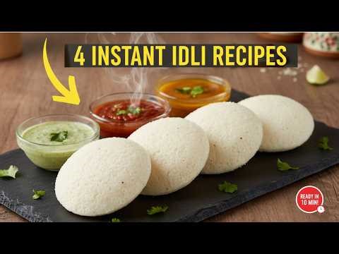 Quick Idli Recipes + Chutney | Ready in Minutes!