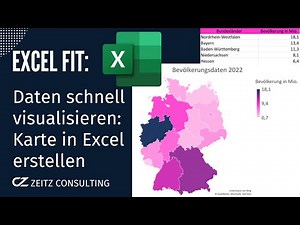Excel-Trick: Landkarte direkt in Excel erstellen - in Sekunden erledigt!