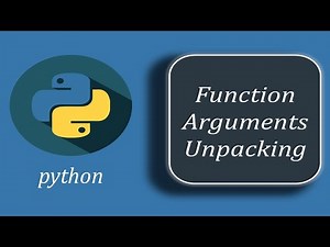Python - Function Argument Unpacking