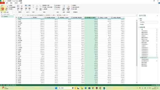 使用Power query进行数据处理建模，可以制作社保、成本、销售等数据各项指标分析
