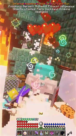 Dregora modpack: infernal tasting zombie #minecraft #games #gaming #videogames