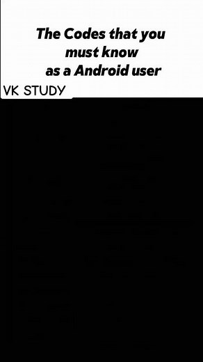 The Codes that you must know as a android user.. #androidtip #androidcommunity#androidsdk#androiddev