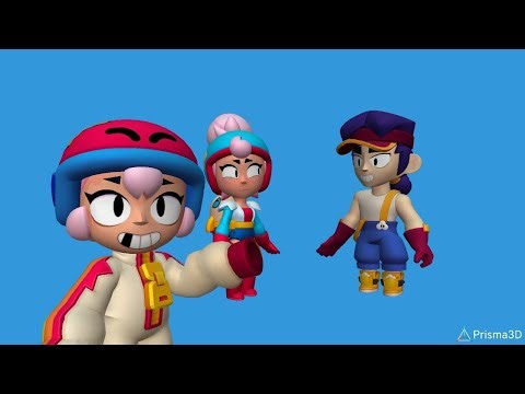 Brawl Stars Animación Janet, Bonnie, Fang y Stu (El Rediseño)