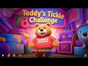 Teddy’s Tickle Challenge! 😂 Can You Laugh Without Smiling?