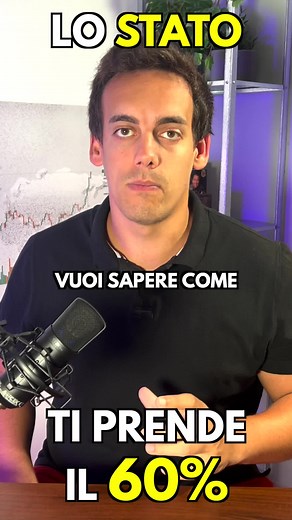Come lo Stato TI PRENDE il 60% dei TUOI GUADAGNI! #money #leonardopinna