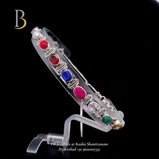 92.5 Silver Navaratna Bracelet ✨