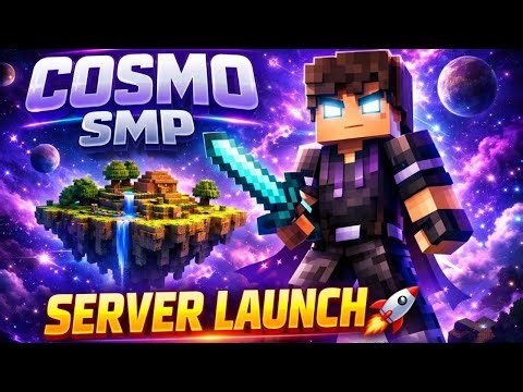 COSMO PUBLIC SMP ! JUST LAUNCHED ! Minecraft Live 🔴 | #minecraft