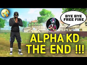 ALPHA KD THE END😭😭😭!!! BYE BYE FREE FIRE😪LUV U ALL❤️|| SOLO VS SQUAD || 99% HEADSHOT RATE INTEL I5