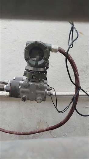 Yokogawa Pressure Transmitter DP Installation and calibration on steam line #pressuretransmitter