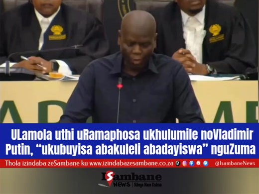 Uhlelo lweSonadebate: Ukuxoxwa KukaRamaphosa noPutin
