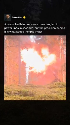 Explosive Tree Clearing in Seconds 💥 #shorts