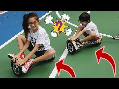 TEACHING MY BROTHER HOVERBOARD MANEUVERS | Mafer