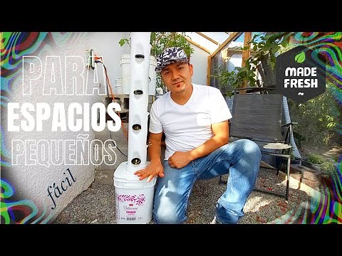 COMO HACER UN SISTEMA HIDROPONICO VERTICAL [EN POCO ESPACIO]