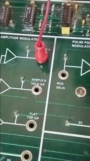 communication experiment (pulse amplitude modulation using kit)