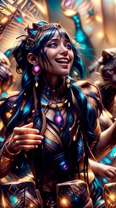 Cat Dance 😻🪩 . . Based on a video by @psy4live @tano.the.creator . . 🎥- @tano.the.creator 🎨- @review_ai . #stablediffusion #deform #ai #ia #aiart #aiartcommunity #aiartwork #aiartist #stablediffusionaiart #edit #motion #animation #anime #animeart #animegirl #cat #catgirl #dance #digitalart #transition #upscale #fastivalvibes✨ #fypシ #trending #reels #foryou #catdance #reviewai | Review Ai 𓂀