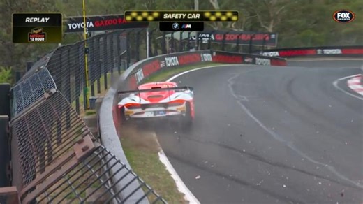McLaren crashes out in Bathurst 12 hour