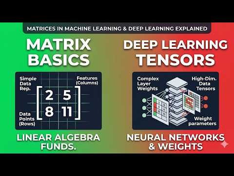 Matrices in Machine Learning and Deep Learning Explained
