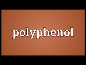 Polyphenol Meaning